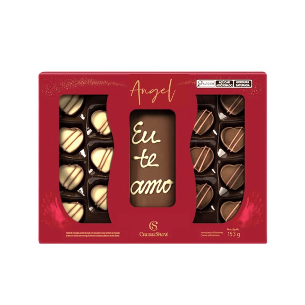 Caixa Artesanal de Bombons Delícias de Amor