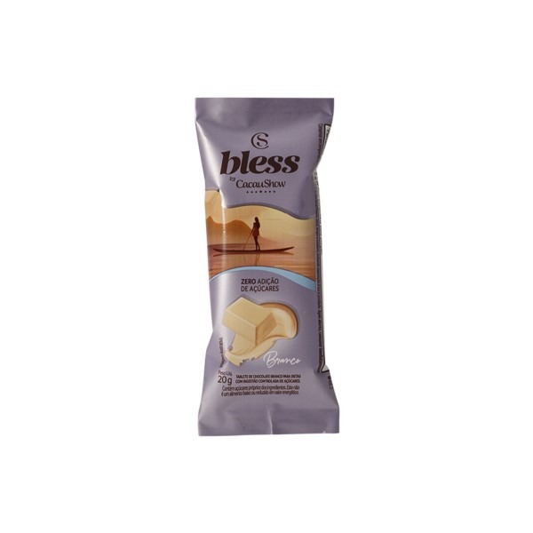 Tablete Bless Branco Zero Açúcar