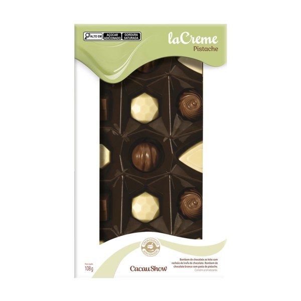 Caixa de Bombons LaCreme Mini Show Pistache