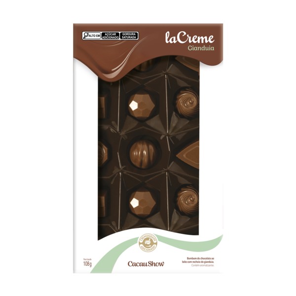 Caixa de Bombons LaCreme Mini Show Gianduia