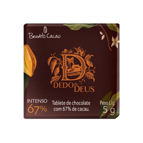 Tablete Dedo de Deus 67% Cacau