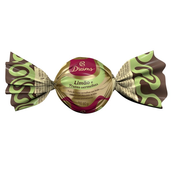 Trufa Dreams Sabor Limão e Frutas Vermelhas