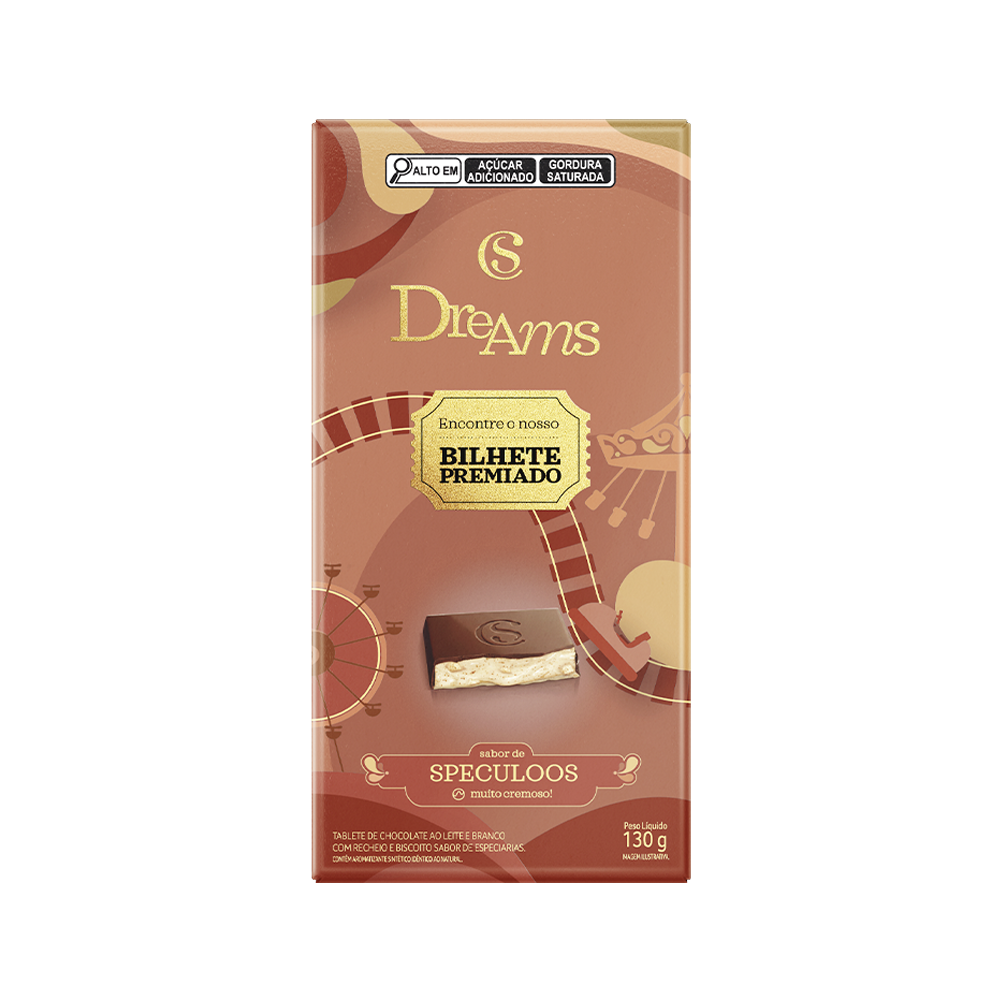 Tablete Dreams Speculoos Edição Especial 130g