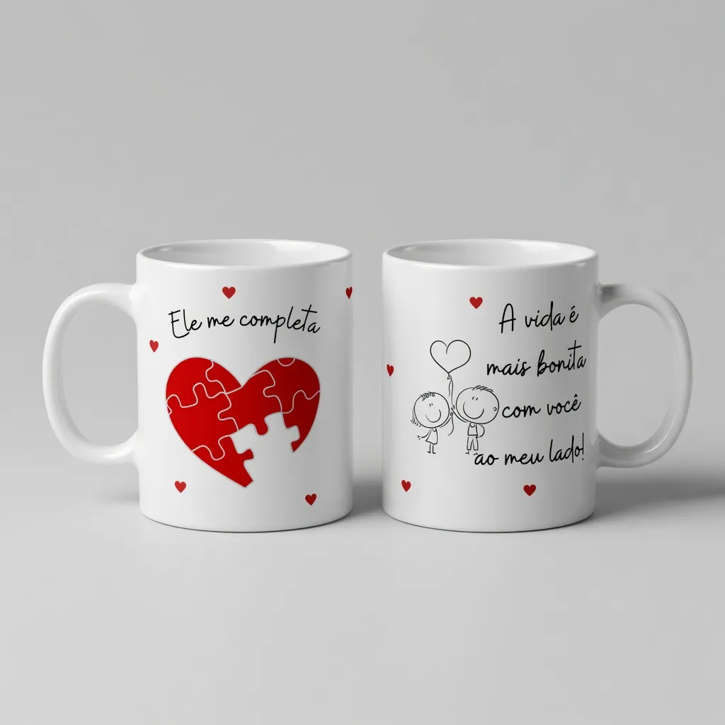 Caneca Ele me completa