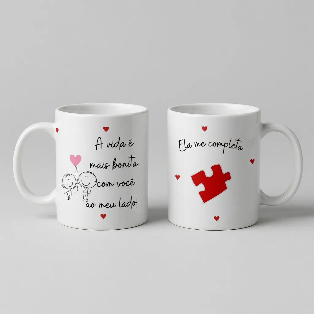 Caneca Ela me completa